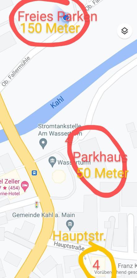 Apartments & Moeblierte Zimmer In Kahl Am Main, Kontaktloser Self Check-In, W-Lan, Schreibtisch, Duschbad, Kuechenzeile, Pkw-Plaetze 외부 사진